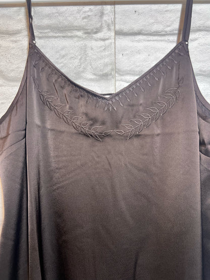 Size M CAbi Silky Embroidered Camisole