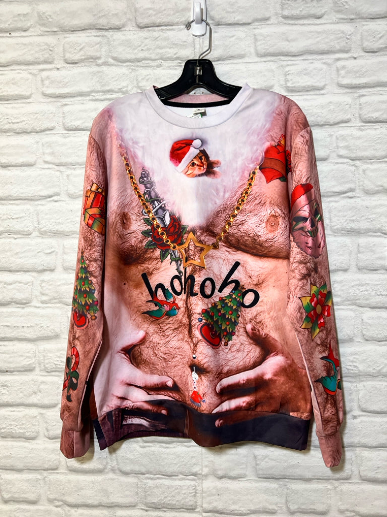 Size M Unbranded holiday/cat/tattoo/ugly sweatshirt