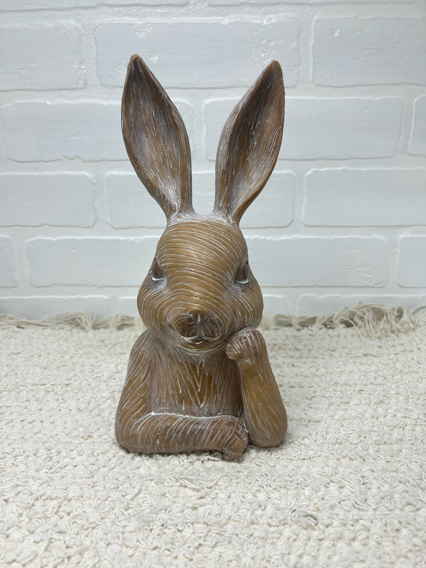 Resin Thinking Bunny