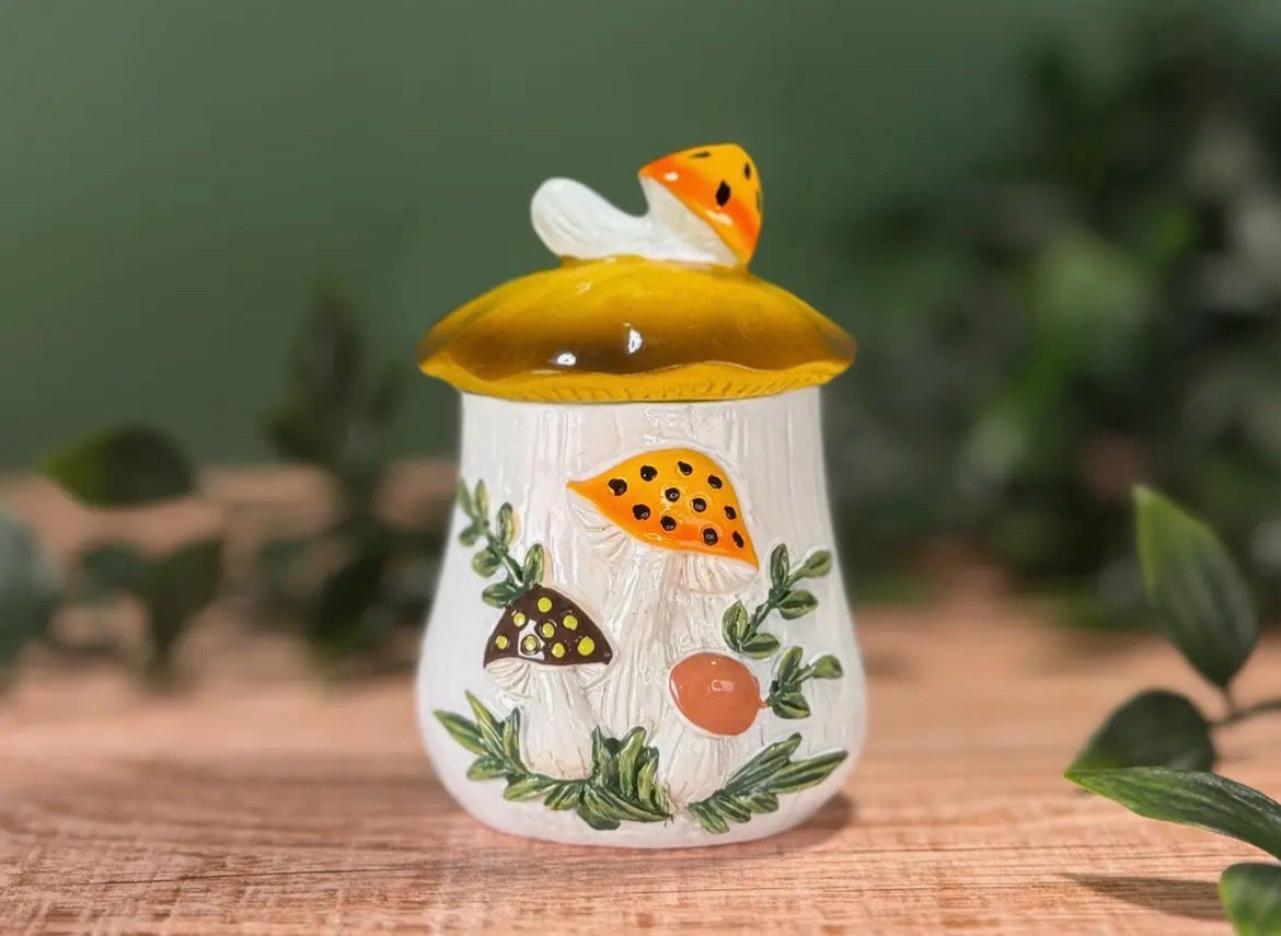 Pyrex or Corningware Inspired Ceramic Trinket Dish