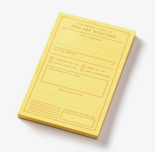 Brass Monkey Vintage-Inspired Memo Pads