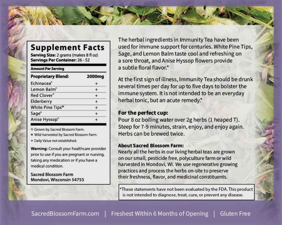 Sacred Blossom Farm Loose Leaf Herbal Tea - Assorted Varieties