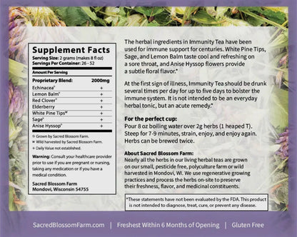 Sacred Blossom Farm Loose Leaf Herbal Tea - Assorted Varieties