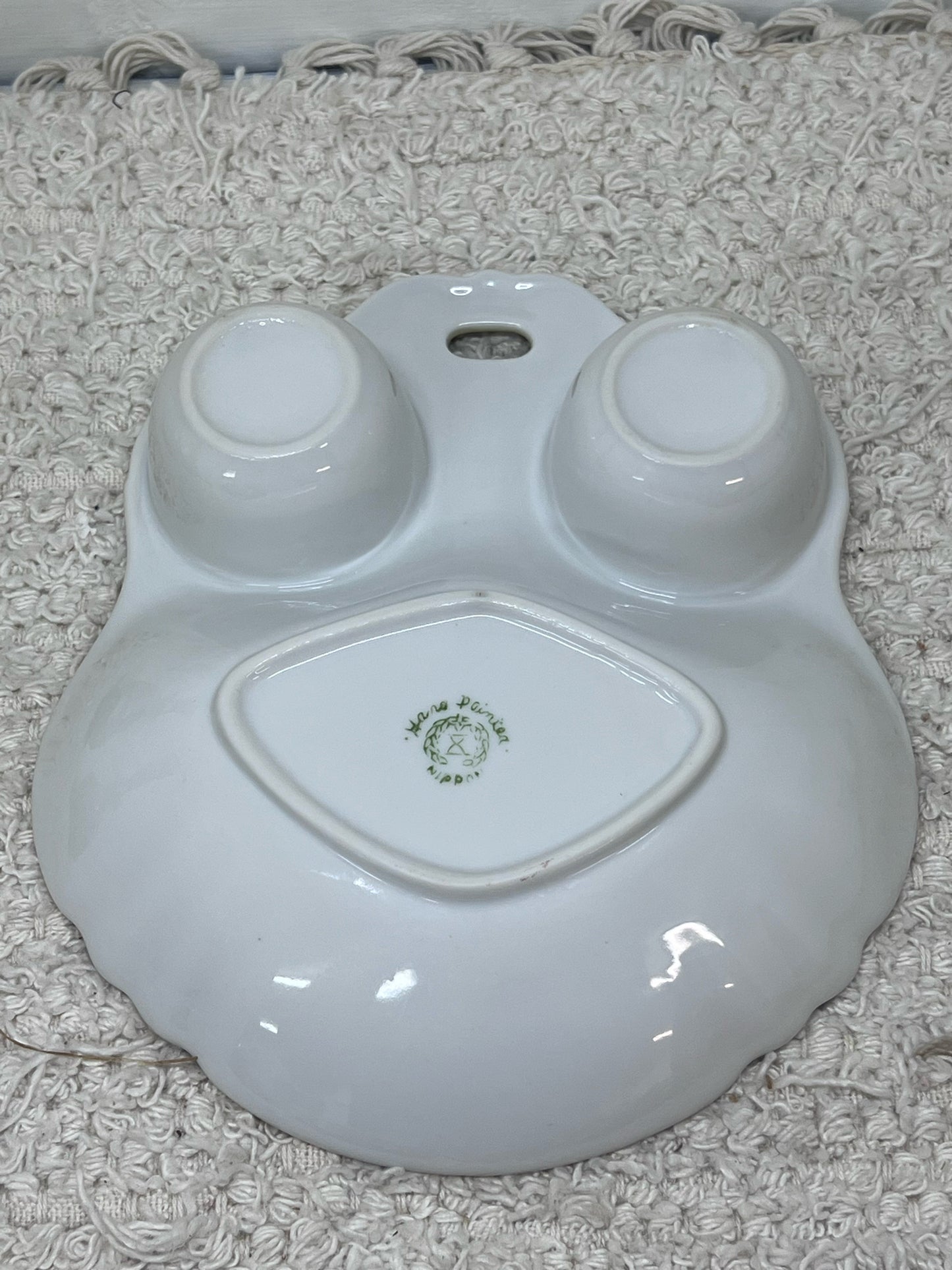 Nippon Vanity Set - Hand painted rose pattern