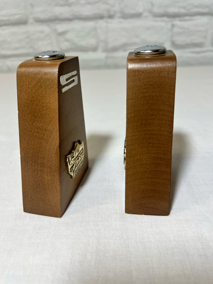 MCM San Fran wood Souvenir Salt/Pepper Set