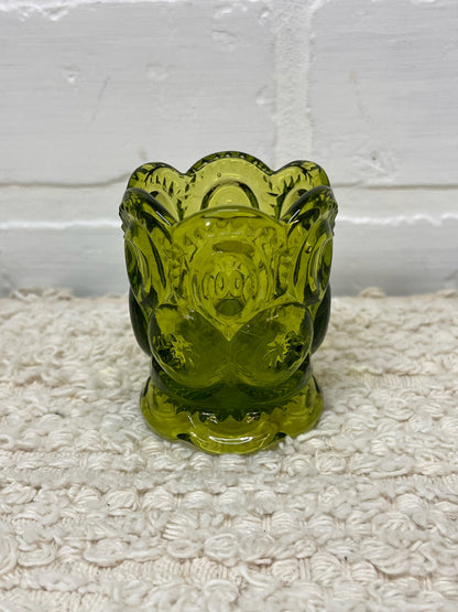 LE Smith Moon & Stars Green Toothpick Holder