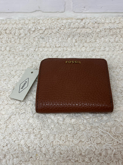 NWT Fossil Brown Madison Bifold Wallet