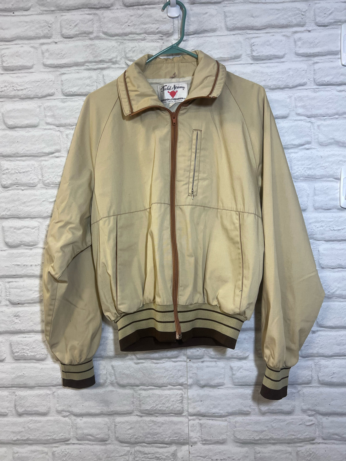 Field & Stream Tan Bomber Jacket Jacket