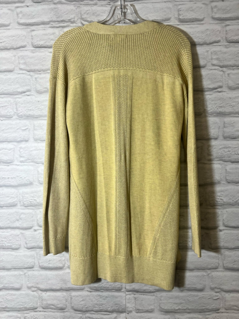 Size XS Maurice's yellow open front caridgan