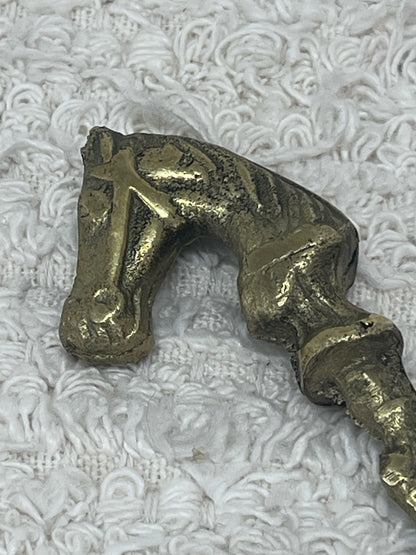 Vintage Brass Horse Head letter opener