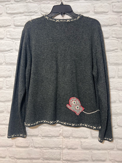 Size L Holiday Lodge by NorthCrest Used Cardigan