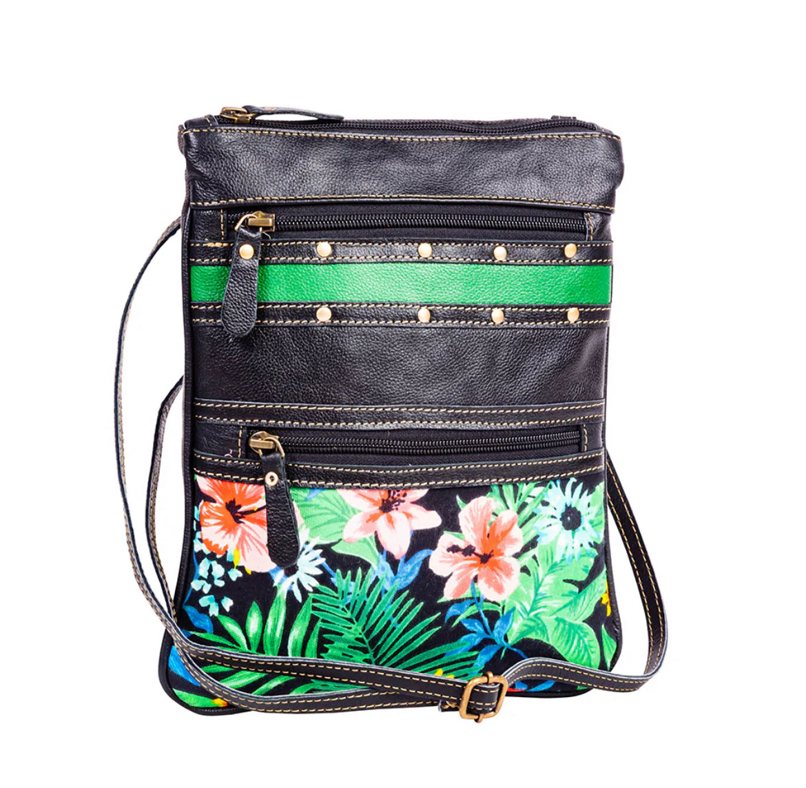 Myra Marianna Floral Leather Bag