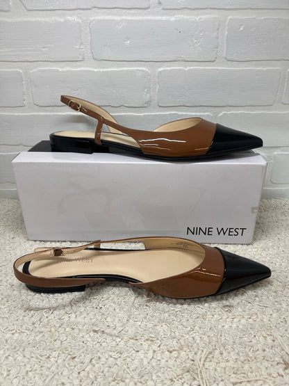Shoe Size 9.5 Nine West Pointed Toe Slingback Flats