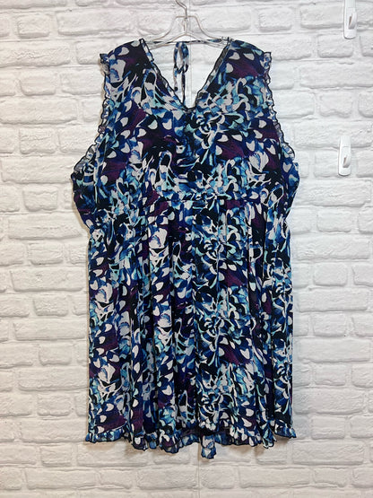 Size 3X Torrid Black/Purple/Blue  Dress