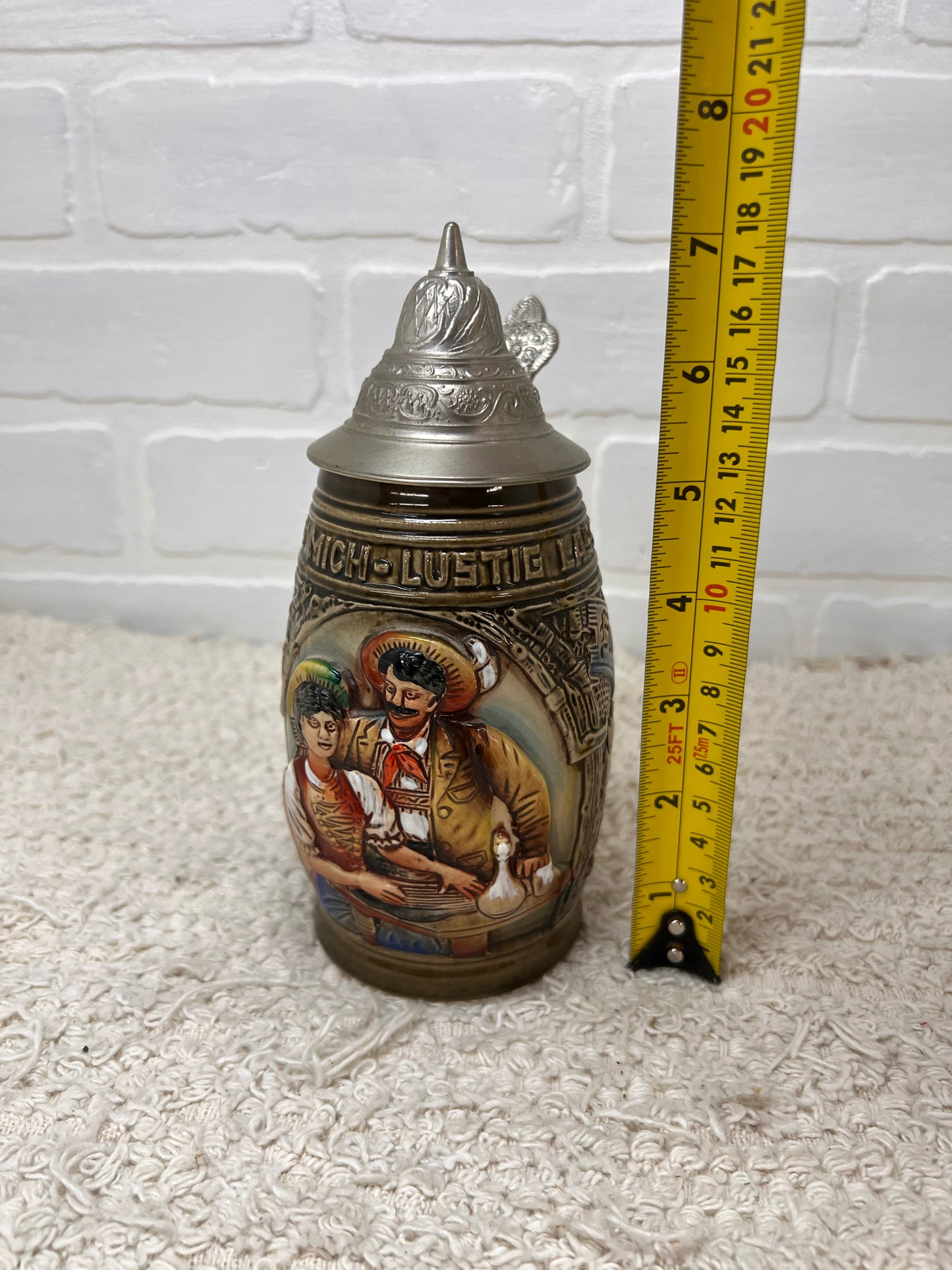 Vintage West German 1970's Beer Stein
