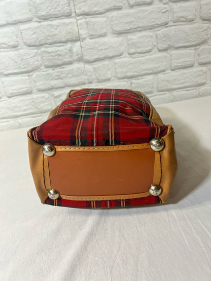 Vintage red plaid Thermos bag