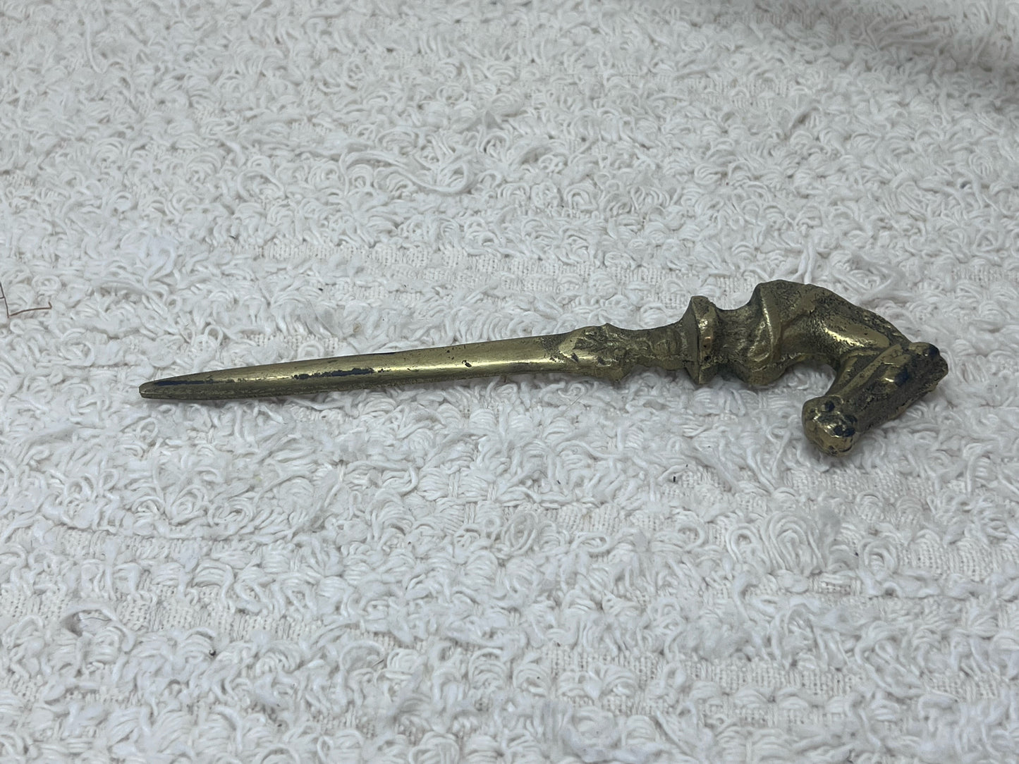 Vintage Brass Horse Head letter opener