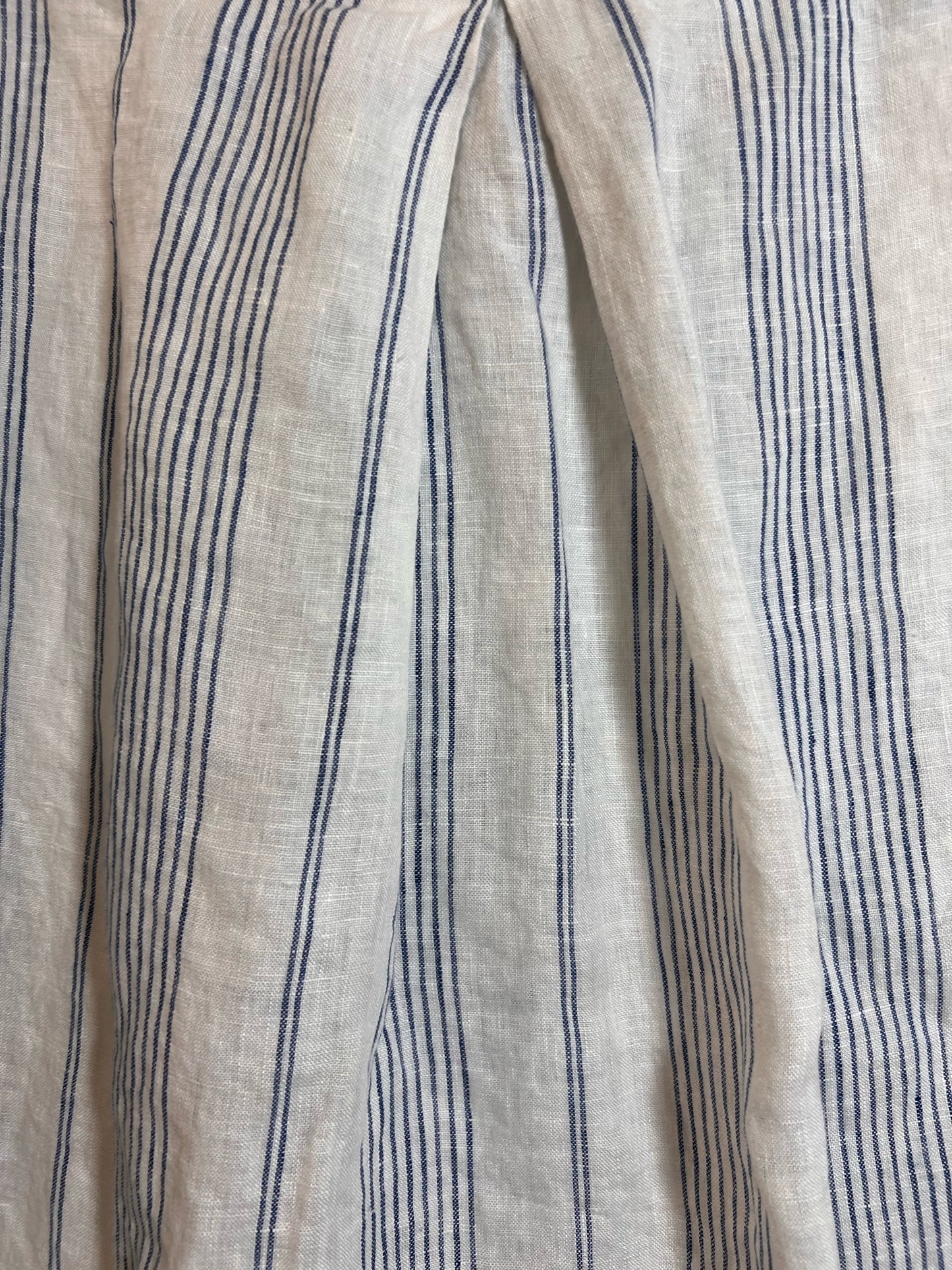 Size S Grayson 'The Hero' Oversized Striped Linen Shirt
