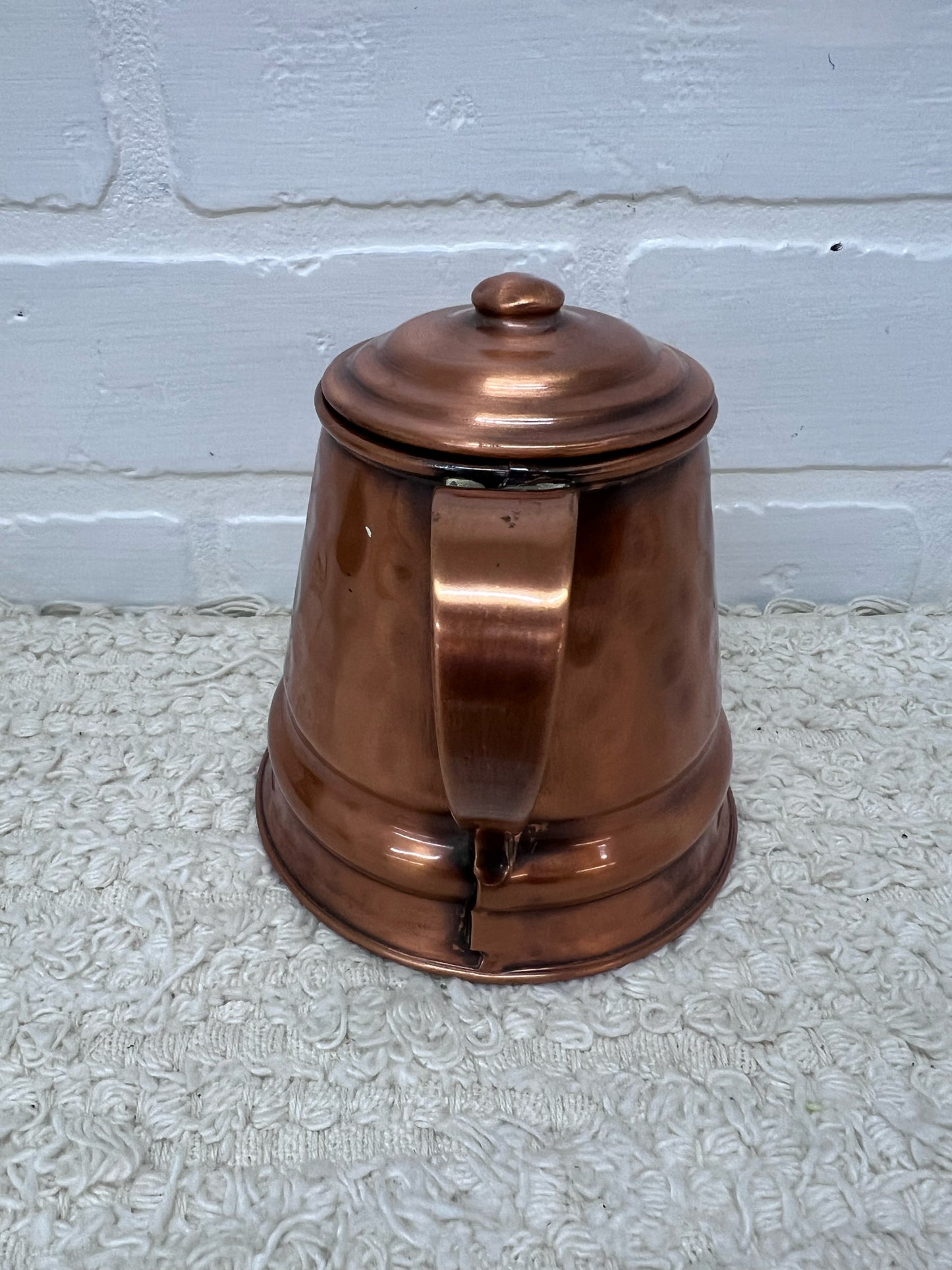 Gregorian Copper Teapot 4" Tall