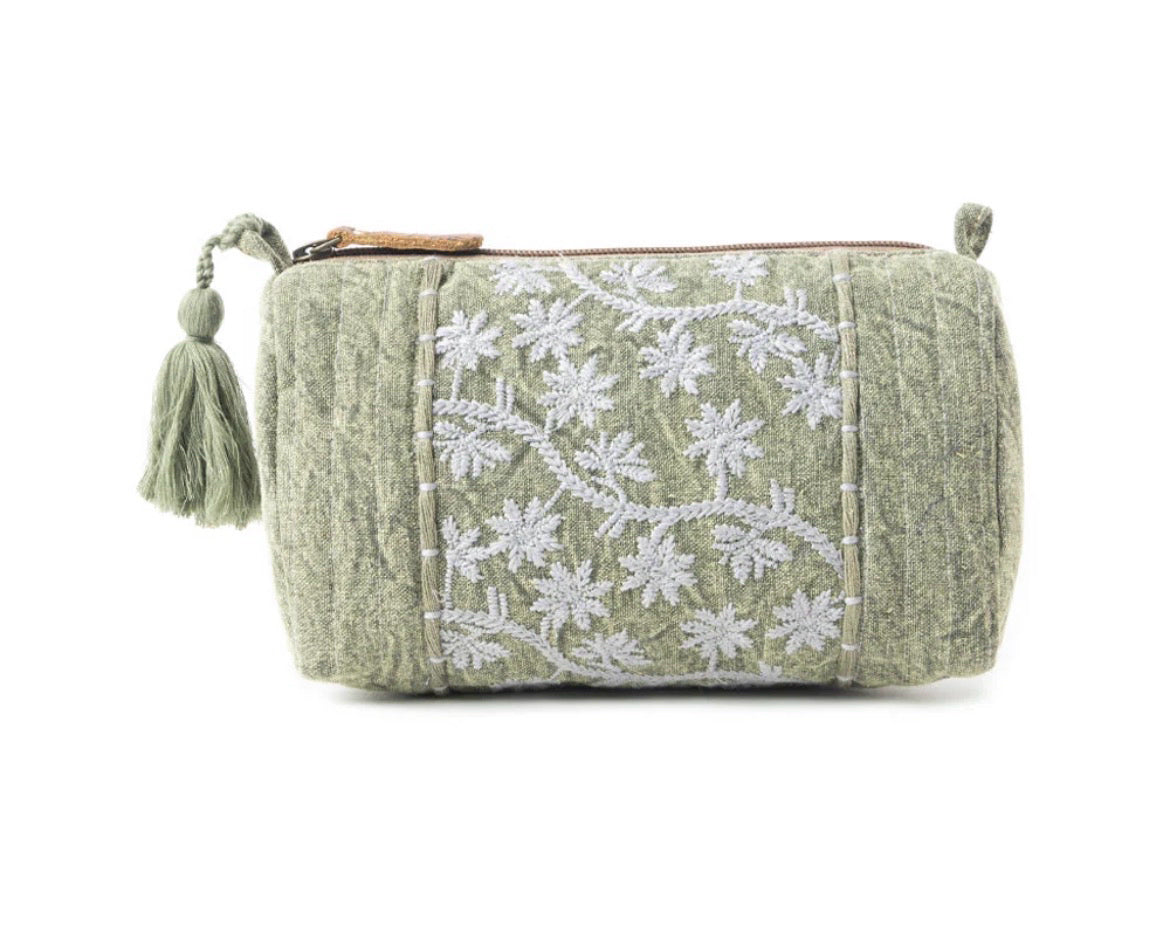 Myra Bag Bohemian Green Supreme Clutch Bag - Olive Green
