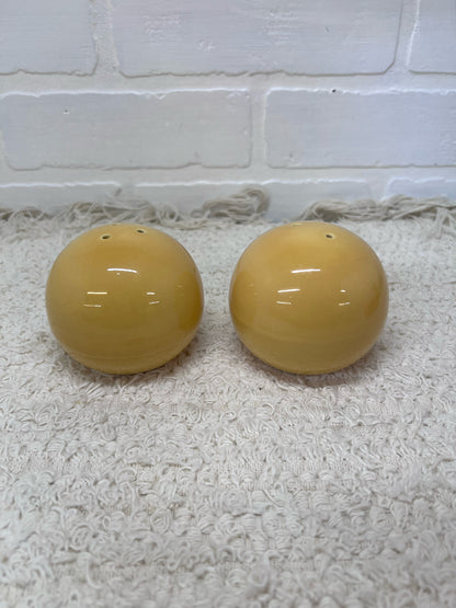 Yellow Ball Salt & Pepper Shaker Set (2) Stamped Japan
