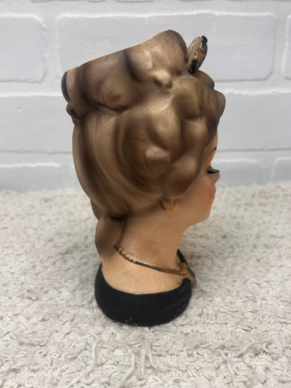 Inarco Lady Head Vase Lady Aileen 1964