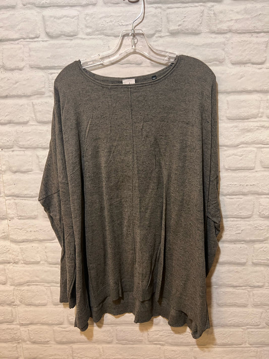 Size XL CAbi Oversized Gray Sweater