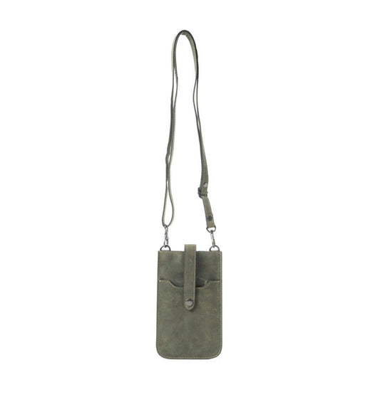 Golden Canyon Cell Phone Bag - Green or Dark Brown