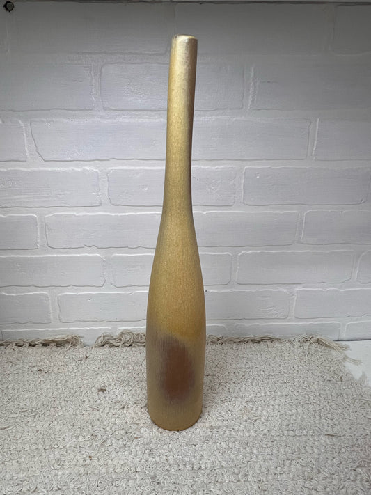 Frankoma MCM Wine Bottle Vase 17" Tall