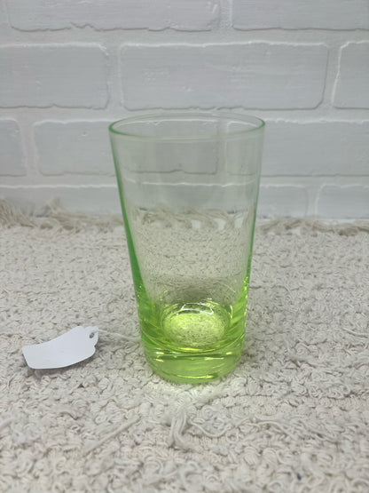 Uranium Glass 5" tall tumbler