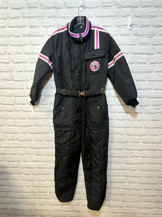 Arctic Cat Vintage Ladies Small Snowsuit - Black and Lavender