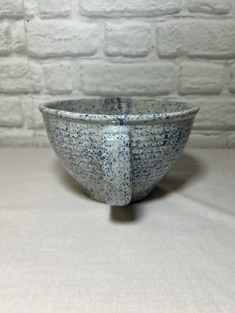 Monmouth Western Stoneware spatterware batter bowl