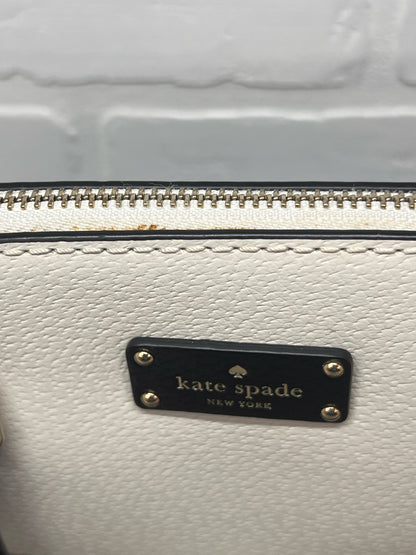 Kate Spade Carli Grove Street Satchel – Black & White Leather – Very Good Condition