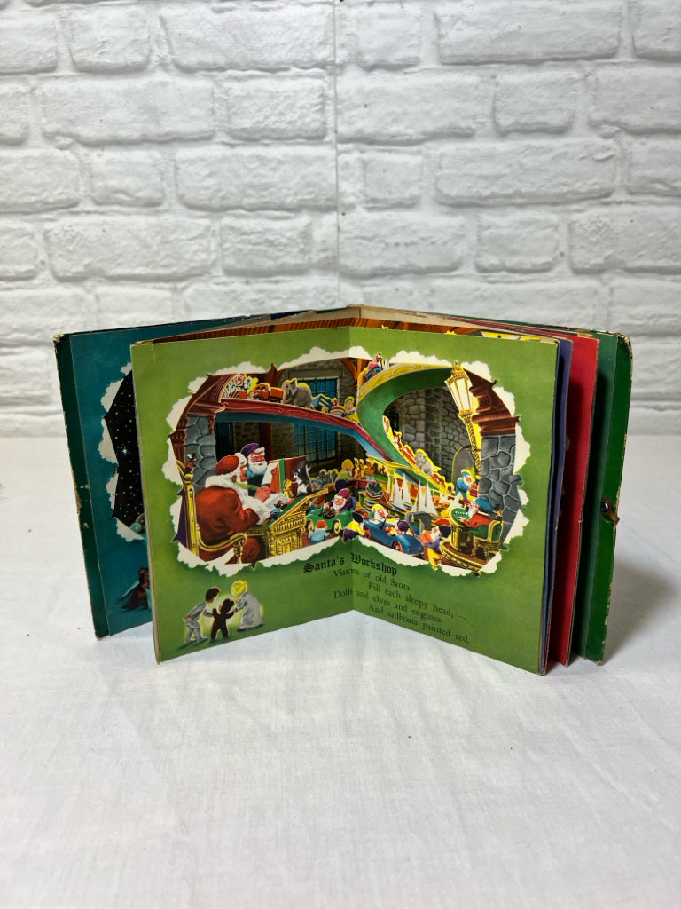 1950 Christmas pop-up book