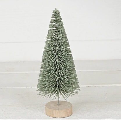 NEW Sage Green Bottle Brush Tree - 10 Inches