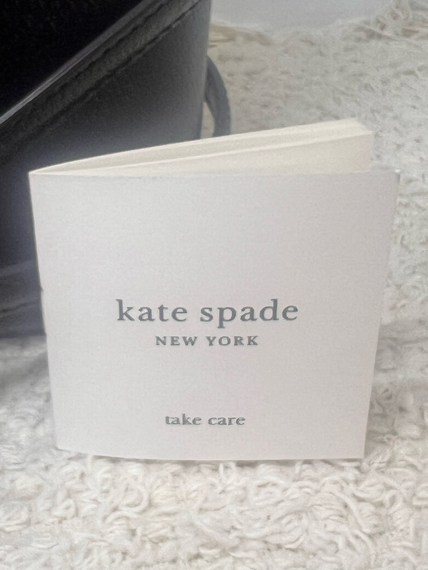 Kate Spade Carli Grove Street Satchel – Black & White Leather – Very Good Condition