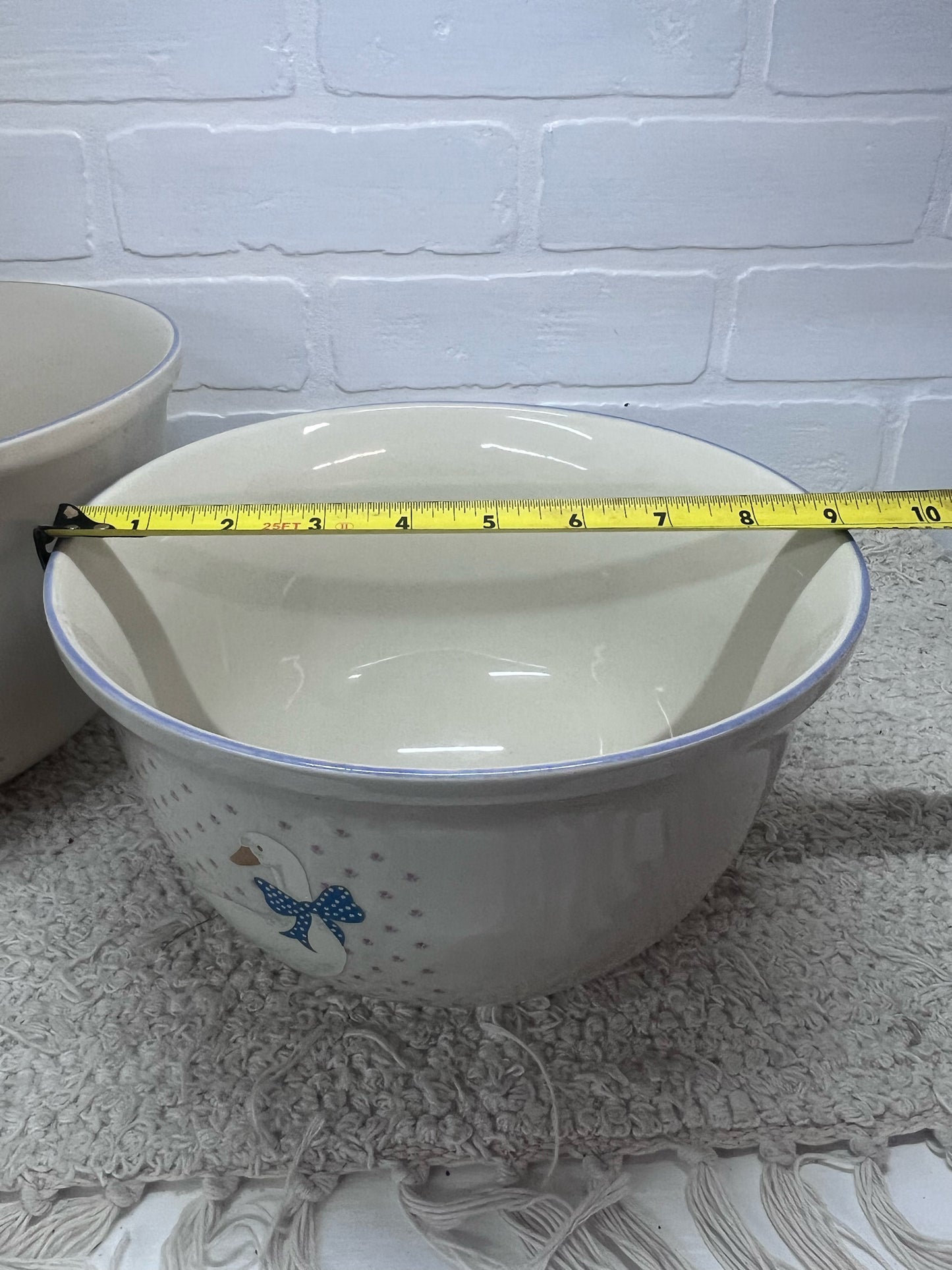 Aunt Rhody Goose 1980's Bowl Set