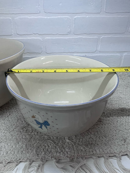 Aunt Rhody Goose 1980's Bowl Set