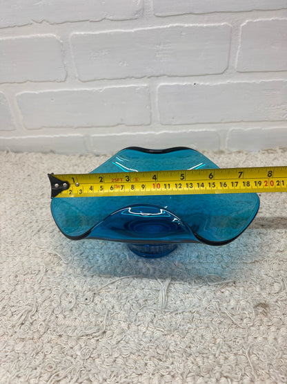 Viking Glass Blunique Blue MCM Candy Dish