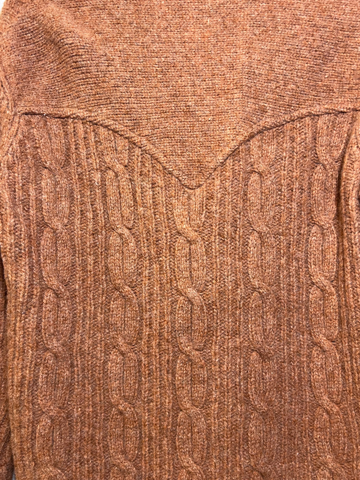 California Ranchwear Vintage Shetland Wool Shawl Collar Cardigan
