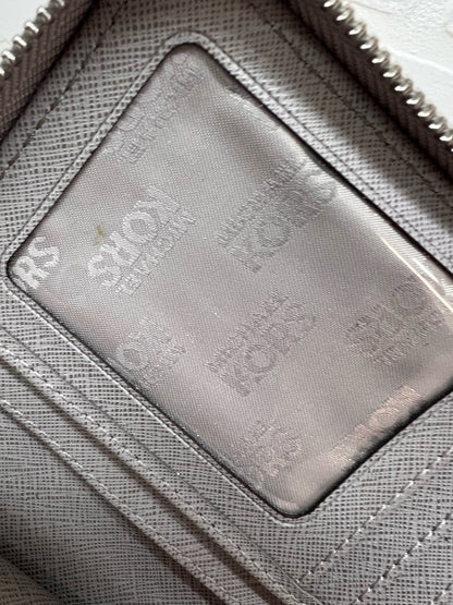 MICHAEL Michael Kors Gray Pebbled Leather Wristlet Wallet