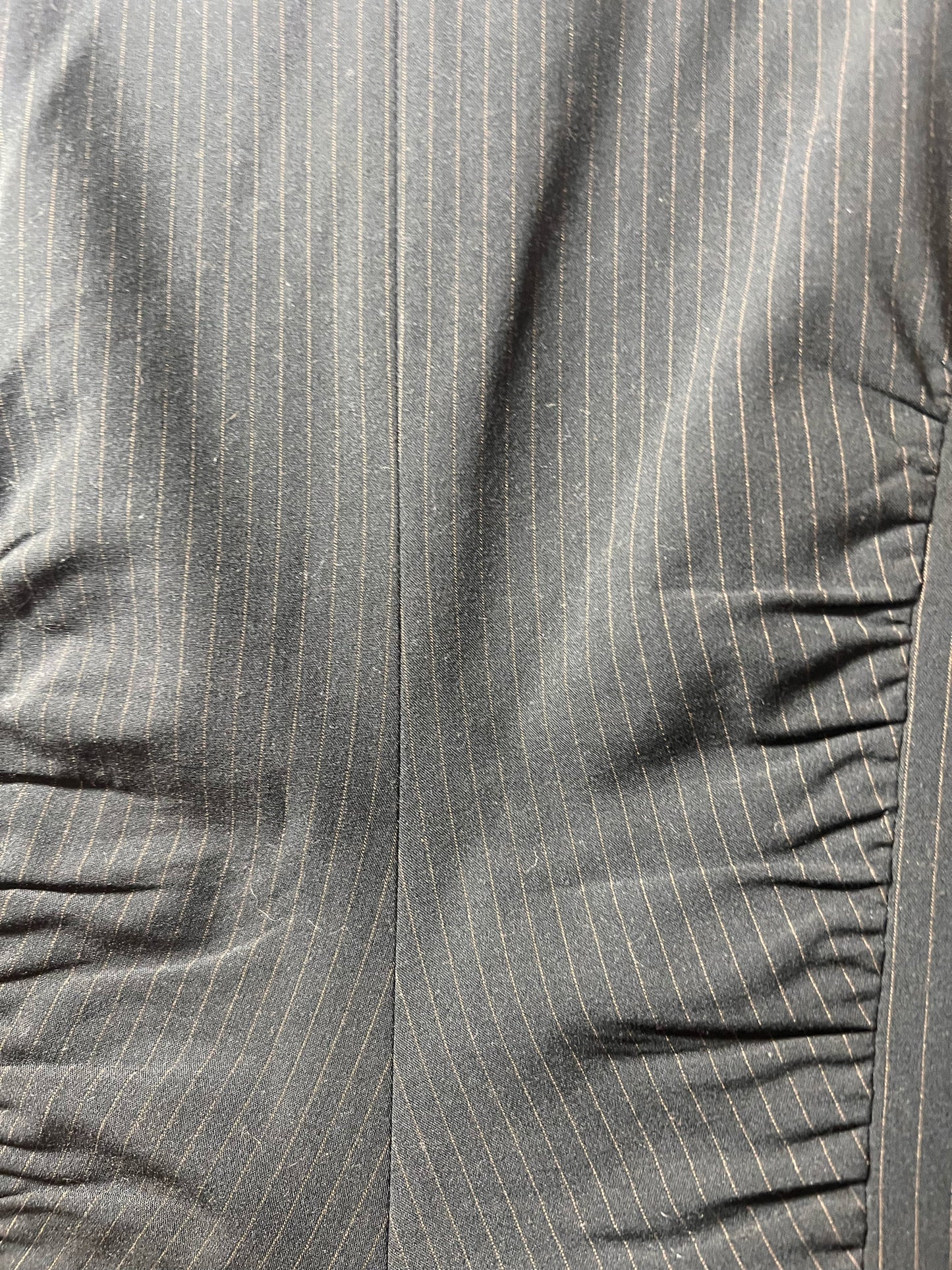 Size 12 CAbi One Button Pinstriped Blazer