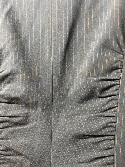 Size 12 CAbi One Button Pinstriped Blazer