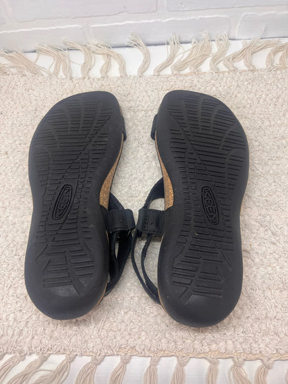 Shoe Size 9 Keen Black Adjustable  Sandals