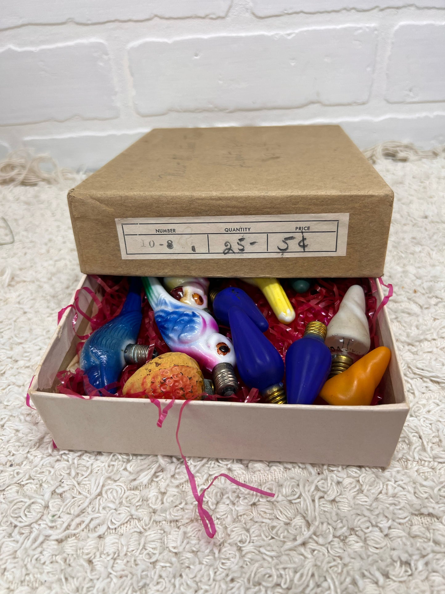 Lot of 18 1940's Christmas Bulbs including 7 Figural Bulbs