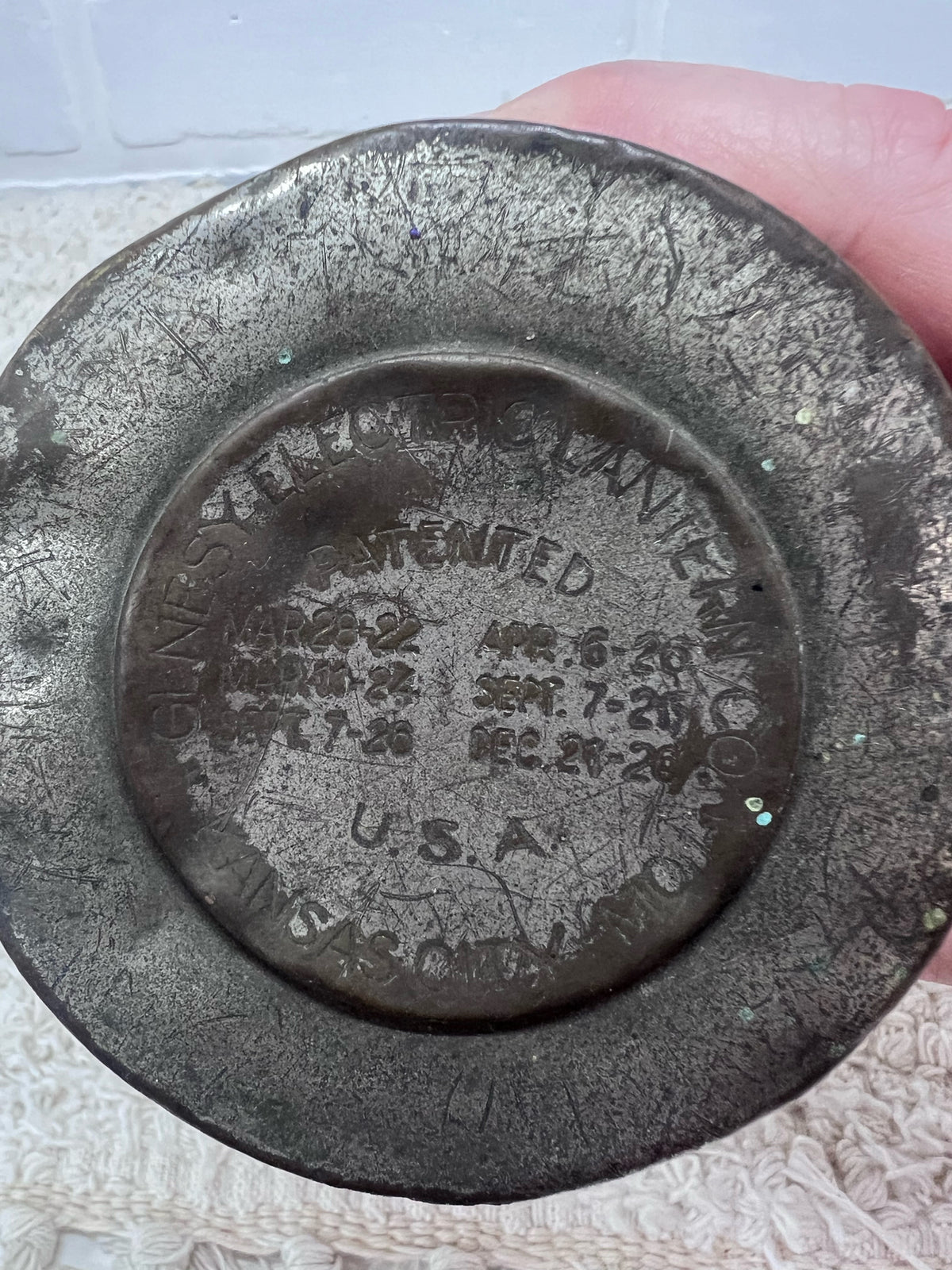 Genesy Electric Railroad Hand Lantern Circa 1929/1930s
