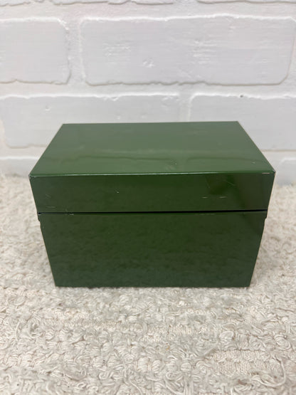 Syndicate Mfg. Co. Recipe Box - Sold Dark Green