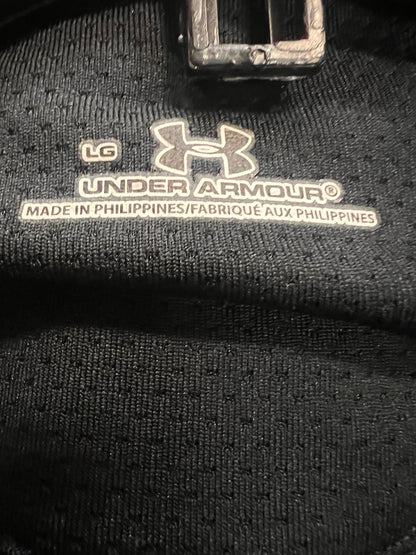 Size L Under Armour Black 1/4 zip Pullover
