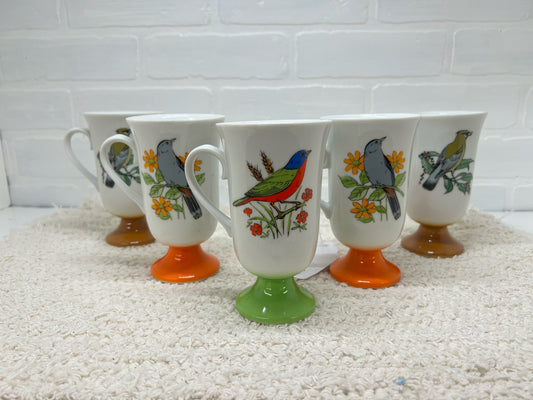 1960's Fred Roberts pedestal mug set (5 piece)