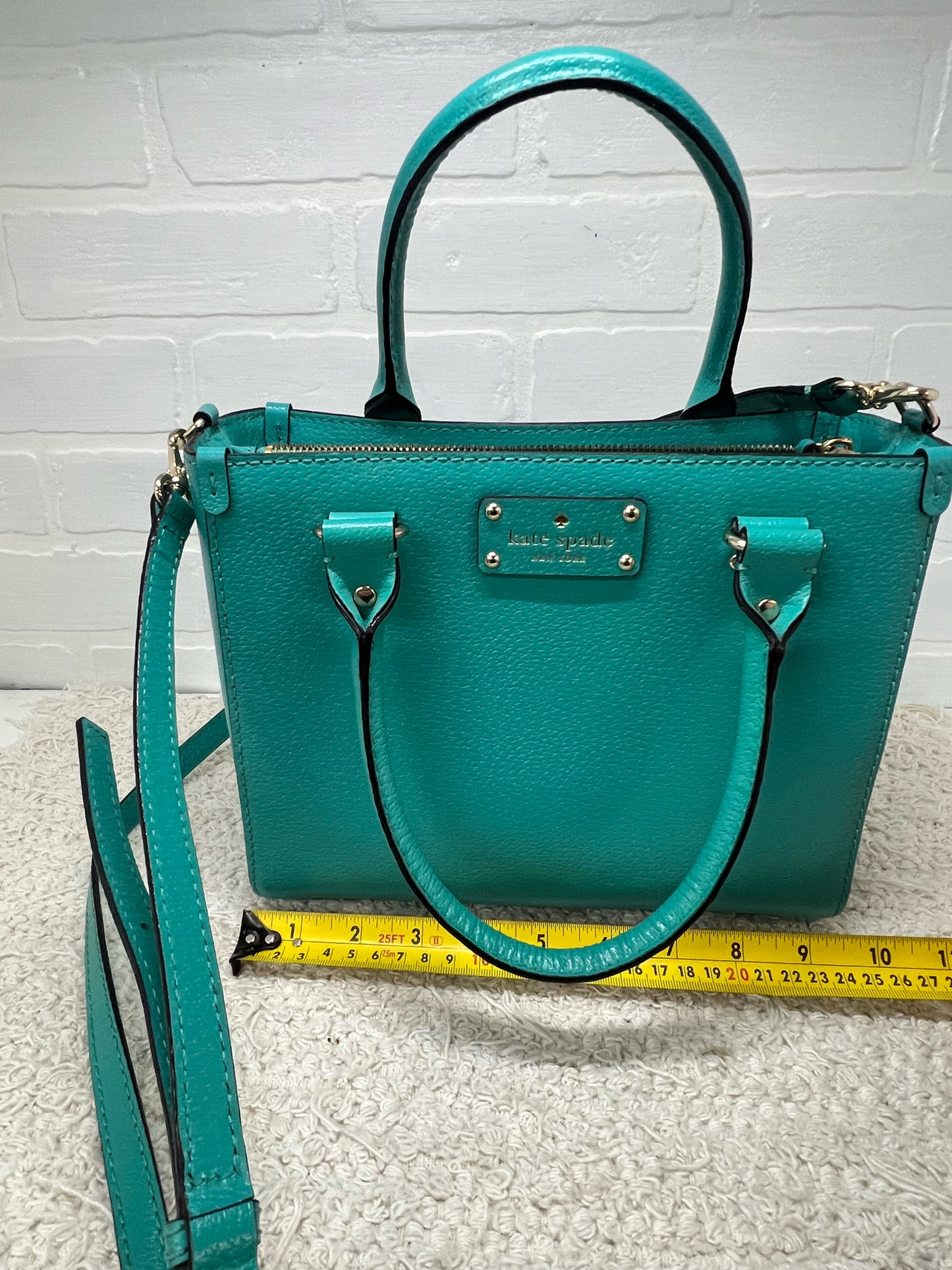 Kate Spade Turquoise  Wellesley style satchel/crossbody
